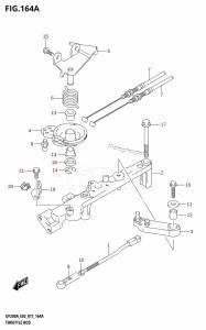 DF200A From 20003F-710001 (E03)  2017 drawing THROTTLE ROD