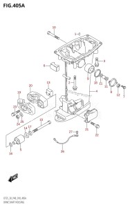 DT25 From 02503K-810001 (P36-)  2018 drawing DRIVE SHAFT HOUSING (S-TRANSOM)