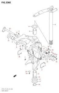 DF150Z From 15002Z-210001 (E01 E40)  2012 drawing SWIVEL BRACKET (DF175T:E01)