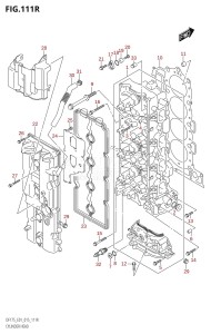 DF175TG From 17502F-510001 (E01 E40)  2015 drawing CYLINDER HEAD (DF175ZG:E01)