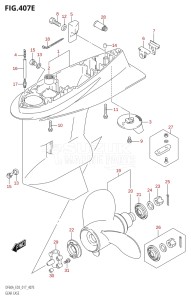 06002F-710001 (2017) 60hp E03-USA (DF60A) DF60A drawing GEAR CASE (DF60AVT:E03)