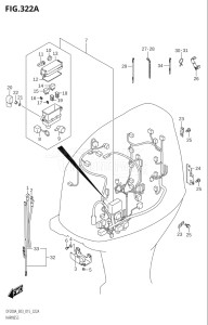 20003Z-510001 (2005) 200hp E03-USA (DF200AZ) DF200AZ drawing HARNESS