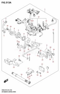 DF15A From 01504F-510001 (P01)  2015 drawing OPT:REMOTE CONTROL PARTS (DF9.9B:P01)