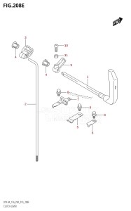 DT15A From 01503K-510001 (P36)  2015 drawing CLUTCH LEVER (DT15A:P40)