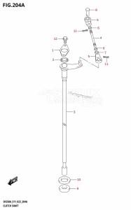 DF325A From 32501F-140001 (E01 E40)  2021 drawing CLUTCH SHAFT