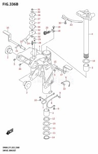 DF40A From 04005F-240001 (E34-Italy)  2022 drawing SWIVEL BRACKET (DF40AQH,DF40ATH,DF50ATH,DF60AQH)