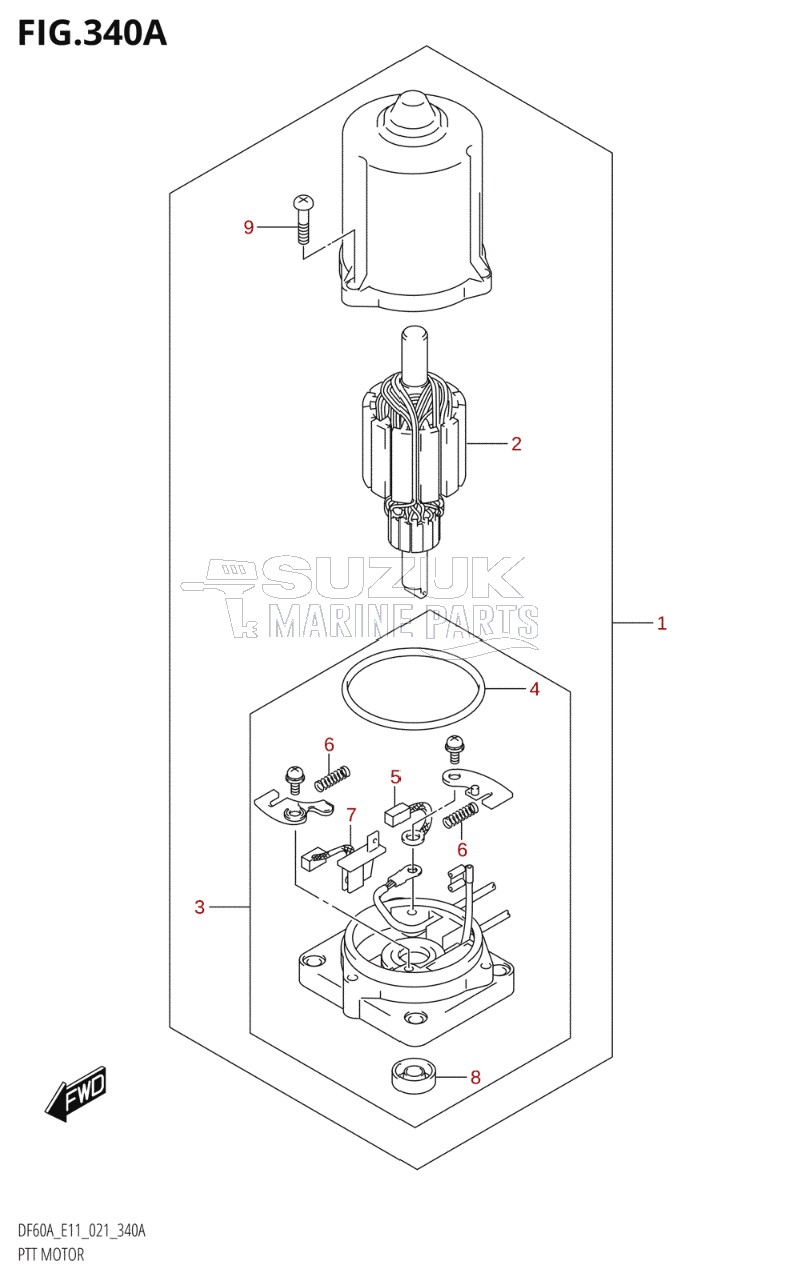 PTT MOTOR (SEE NOTE)