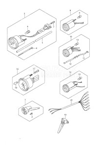 Outboard DF 9.9 drawing Meter