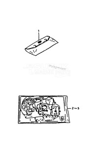 DT20 From F-10001 ()  1985 drawing TOOL ASSY & GASKET SET (OPT)