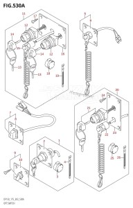 DF150Z From 15001Z-680001 (E03)  2006 drawing OPT:SWITCH