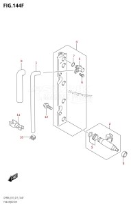 DF90A From 09003F-510001 (E03)  2015 drawing FUEL INJECTOR (DF80A:E40)