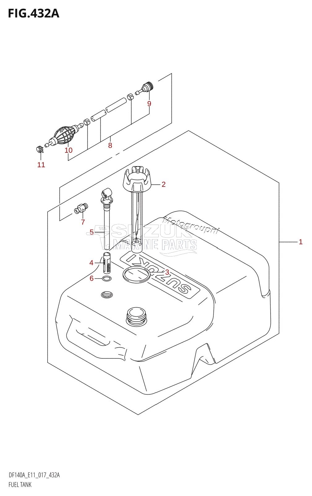 FUEL TANK (DF115AT:E40)