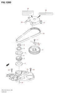 DF9.9A From 00994F-310001 (P03)  2013 drawing TIMING BELT (DF9.9AR:P03)