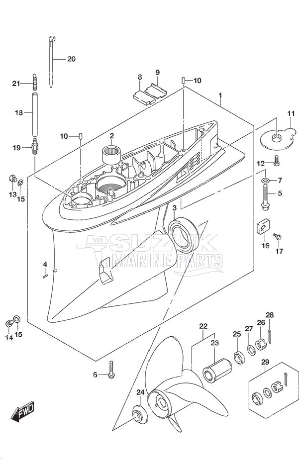 Gear Case SS Model