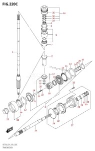 DF250 From 25003F-910001 (E01 E40)  2019 drawing TRANSMISSION (DF200Z:E01)