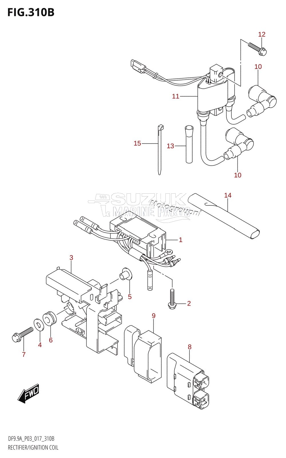 RECTIFIER /​ IGNITION COIL (DF8AR:P03)