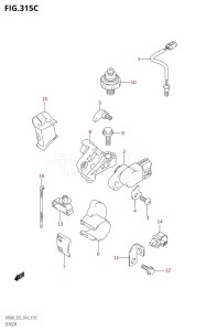 06002F-410001 (2014) 60hp E03-USA (DF60A) DF60A drawing SENSOR (DF60A)