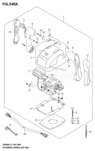 DF175AP From 17503P-440001 (E11)  2024 drawing OPT:REMOTE CONTROL ASSY DUAL