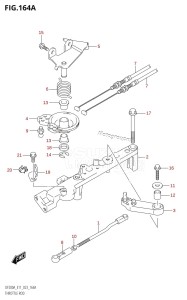 DF200A From 20003F-240001 (E11 E40)  2022 drawing THROTTLE ROD