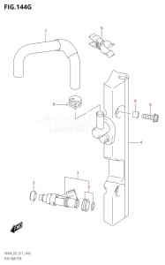 04003F-710001 (2017) 40hp E01-Gen. Export 1 (DF40A  DF40AQH  DF40ATH) DF40A drawing FUEL INJECTOR (DF60A:E01)