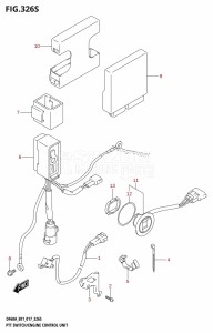 DF40A From 04004F-710001 (E34-Italy)  2017 drawing PTT SWITCH /​ ENGINE CONTROL UNIT (DF60AVT:E40)