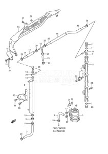 Outboard DF 150 drawing Fuel Injector