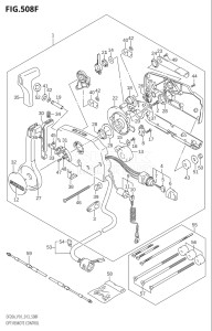 01504F-310001 (2013) 15hp P01-Gen. Export 1 (DF15A  DF15A    DF15AR  DF15AR    DF15AT) DF15A drawing OPT:REMOTE CONTROL (DF20A:P40)