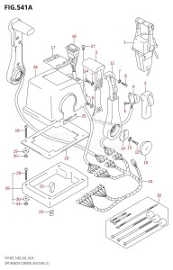 DF140 From 14001F-680001 (E03)  2006 drawing OPT:REMOTE CONTROL ASSY DUAL (1)