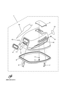 6DMHS drawing TOP-COWLING