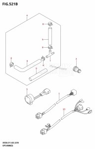 DF250 From 25003F-340001 (E11 E40)  2023 drawing OPT:HARNESS (022,023)