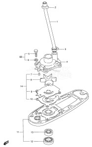 DT55 From 05501-131001 ()  1991 drawing WATER PUMP