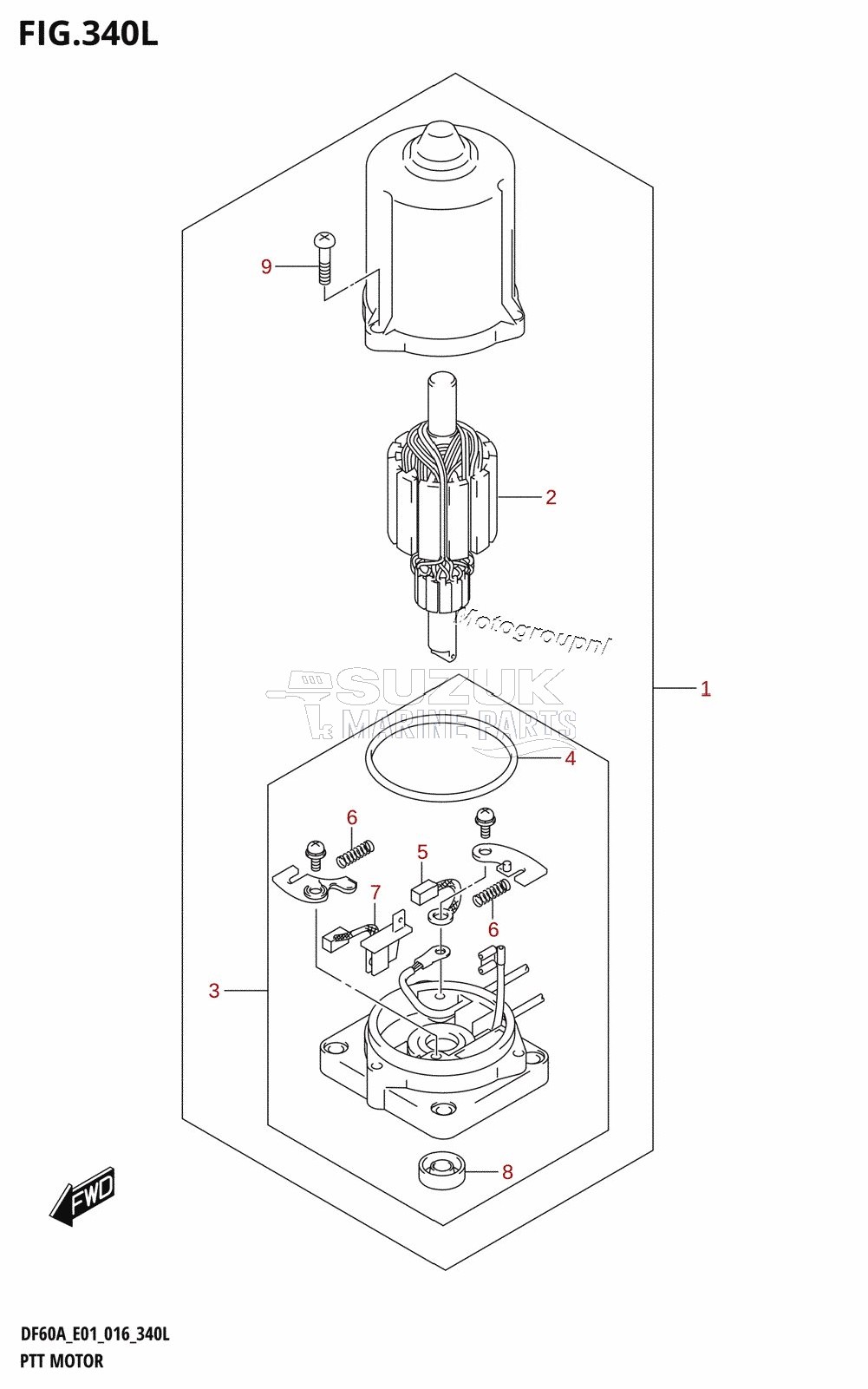 PTT MOTOR (DF50AVTH:E01)