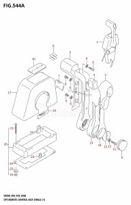 DF9.9B From 00995F-810001 (P03)  2018 drawing OPT:REMOTE CONTROL ASSY SINGLE (1) (DF9.9B,DF9.9BT,DF15A)