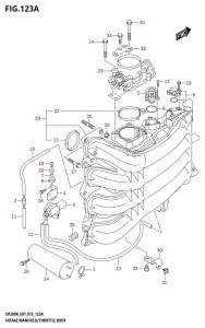 DF200AZ From 20003Z-510001 (E01 E40)  2015 drawing INTAKE MANIFOLD /​ THROTTLE BODY