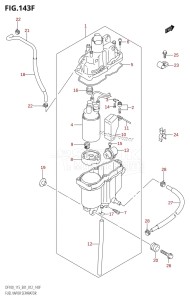 DF115T From 11502F-210001 (E01 E40)  2012 drawing FUEL VAPOR SEPARATOR (DF115Z:E40)