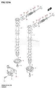 DF200AZ From 20003Z-610001 (E03)  2016 drawing CAMSHAFT