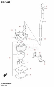 DF150AS From 15003F-440001 (E03 E11 E40)  2024 drawing WATER PUMP (E03,E11)