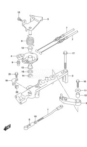 DF 150 drawing Throttle Rod