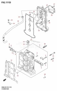 DF40A From 04004F-410001 (E34-Italy)  2014 drawing CYLINDER HEAD (DF40AST:E34)