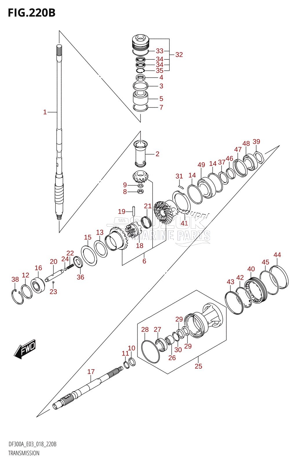 TRANSMISSION (DF250A)