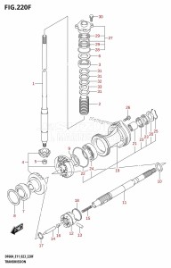 DF60A From 06003F-240001 (E11 E40)  2022 drawing TRANSMISSION ((DF50AVT,DF60AVT):E03)