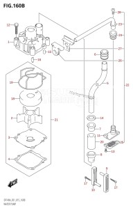 DF140A From 14003F-510001 (E01 E40)  2015 drawing WATER PUMP (DF115AT:E01)