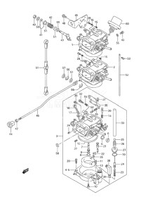 Outboard DF 25 drawing Carburetor