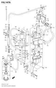 22501Z-421001 (2004) 225hp E01-Gen. Export 1 (DF225ZK4) DF225Z drawing FUEL PUMP / FUEL VAPOR SEPARATOR (K4,K5,K6,K7,K8,K9,K10)