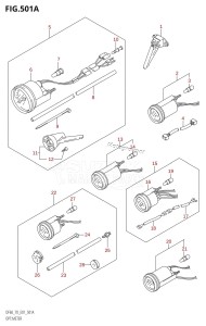 DF60 From 06001F-031001 (E11 E1-)  2013 drawing OPT:METER (W,X,Y,K1,K2,K3,K4)