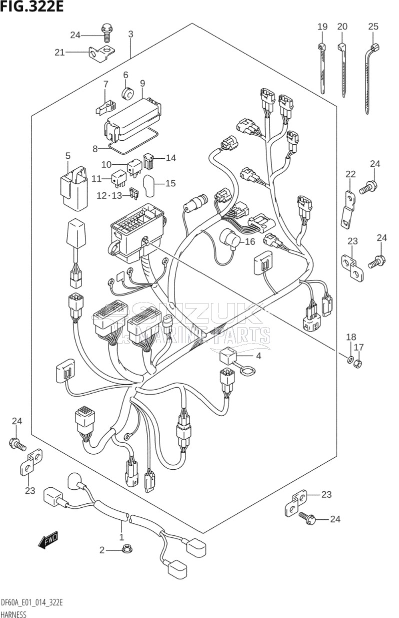 HARNESS (DF50A:E01)