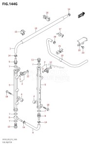 DF250T From 25004F-510001 (E03)  2015 drawing FUEL INJECTOR (DF250ST:E03)