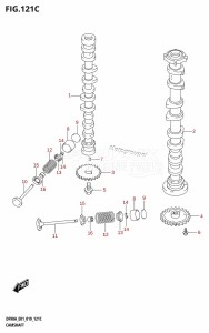 DF90A From 09003F-910001 (E01 E40)  2019 drawing CAMSHAFT (DF90A,DF90ATH,DF100B)