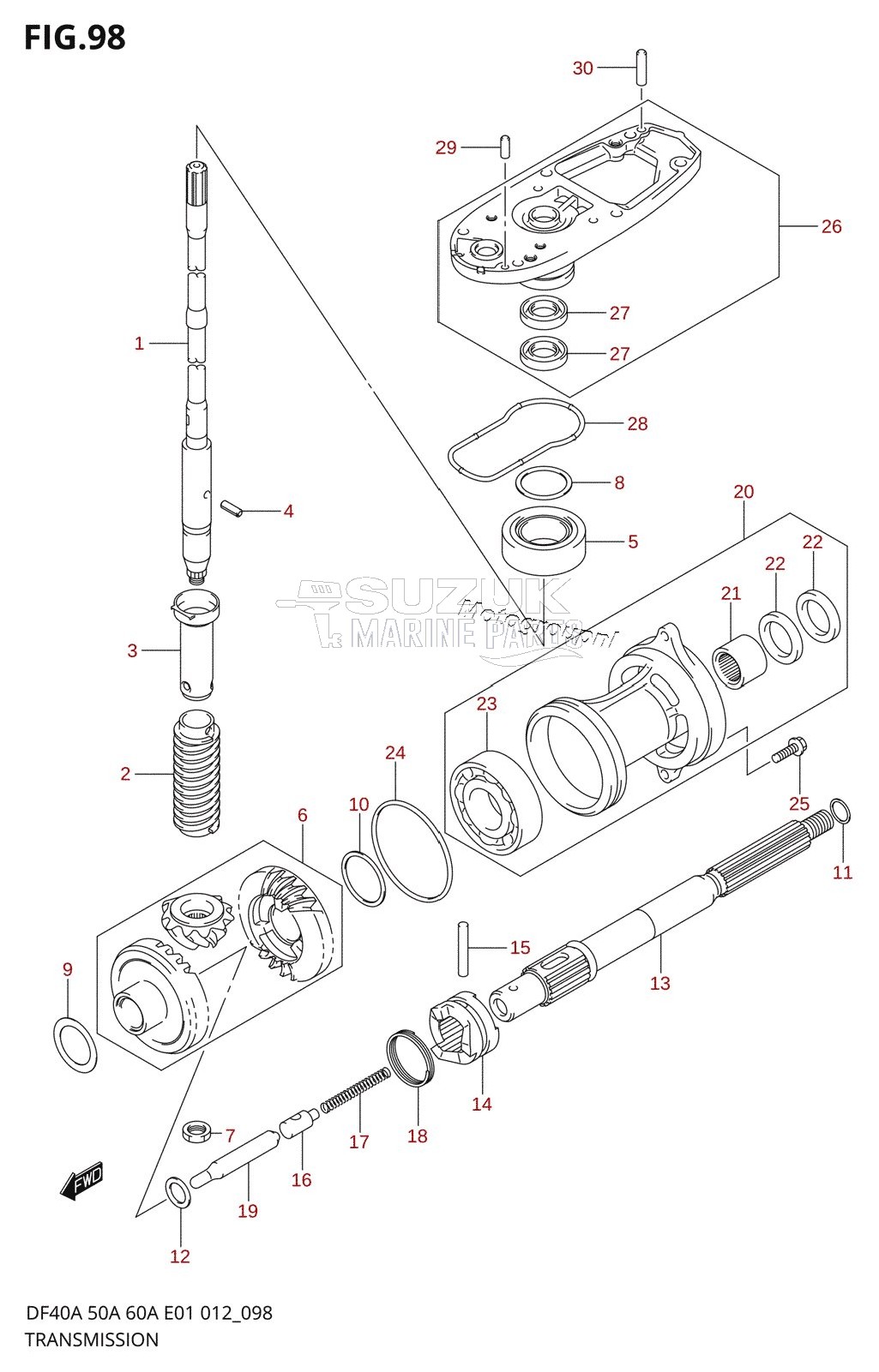 TRANSMISSION (DF40A E01)