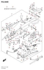 DF70A From 07003F-510001 (E01 E40)  2015 drawing TILLER HANDLE (DF90ATH:E40)